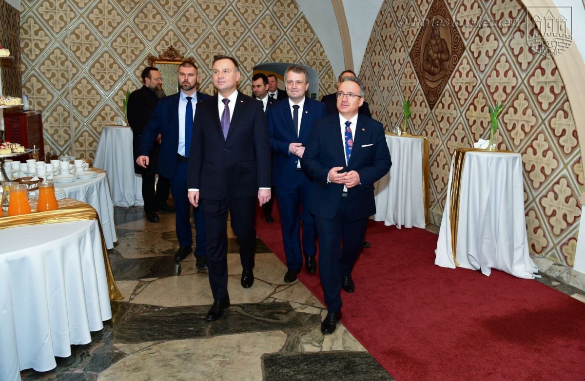 Andrzej Duda spotkał się w ratuszu z lokalnymi politykami