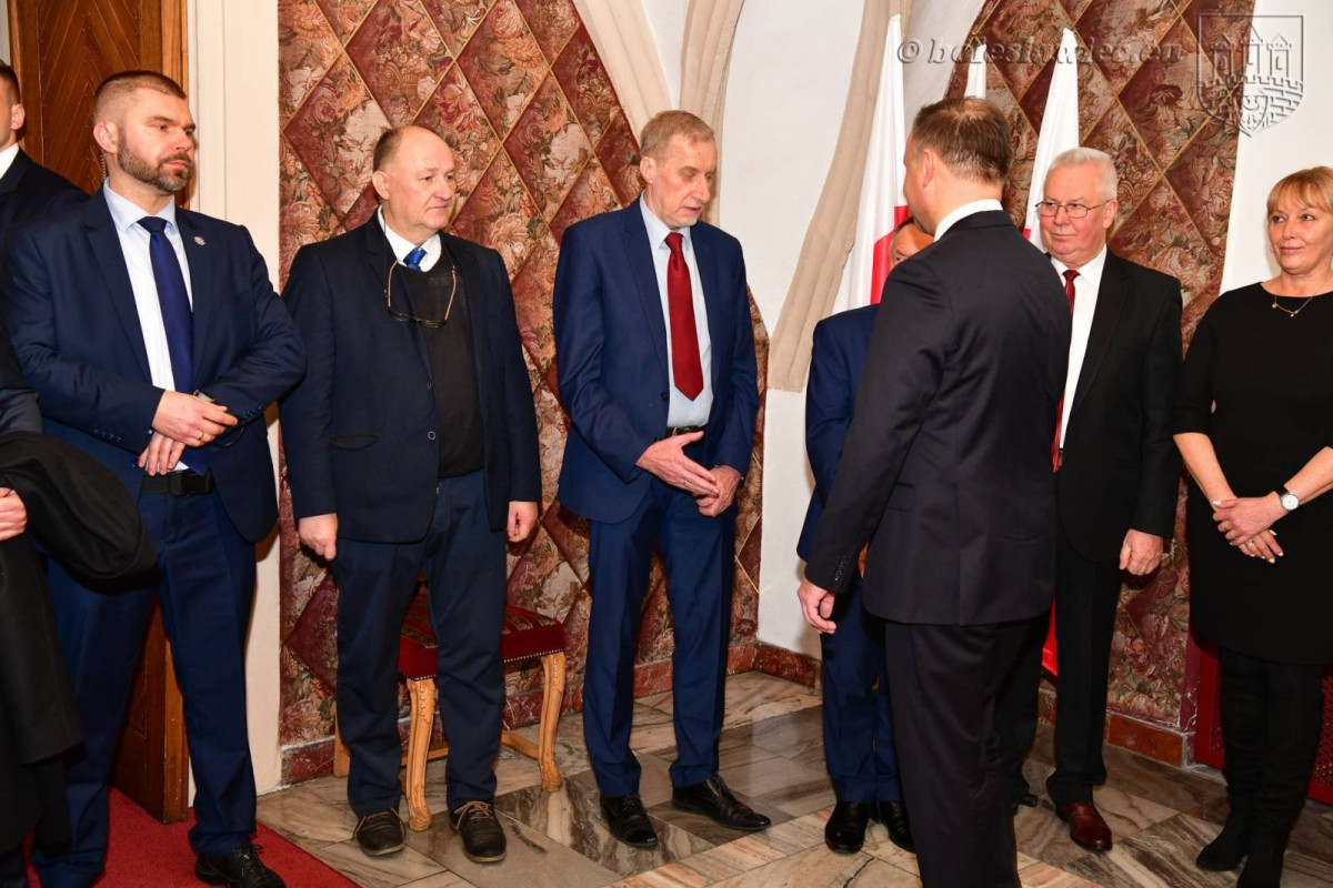 Andrzej Duda spotkał się w ratuszu z lokalnymi politykami