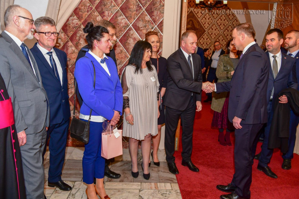 Andrzej Duda spotkał się w ratuszu z lokalnymi politykami