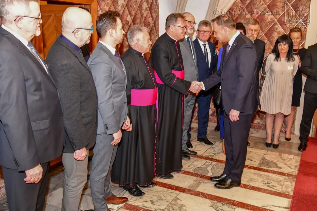 Andrzej Duda spotkał się w ratuszu z lokalnymi politykami