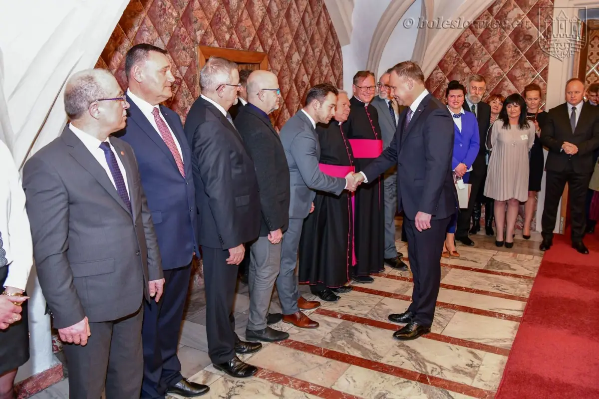 Andrzej Duda spotkał się w ratuszu z lokalnymi politykami