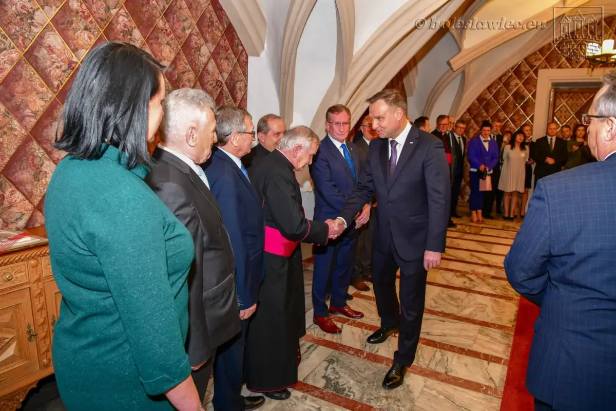 Andrzej Duda spotkał się w ratuszu z lokalnymi politykami
