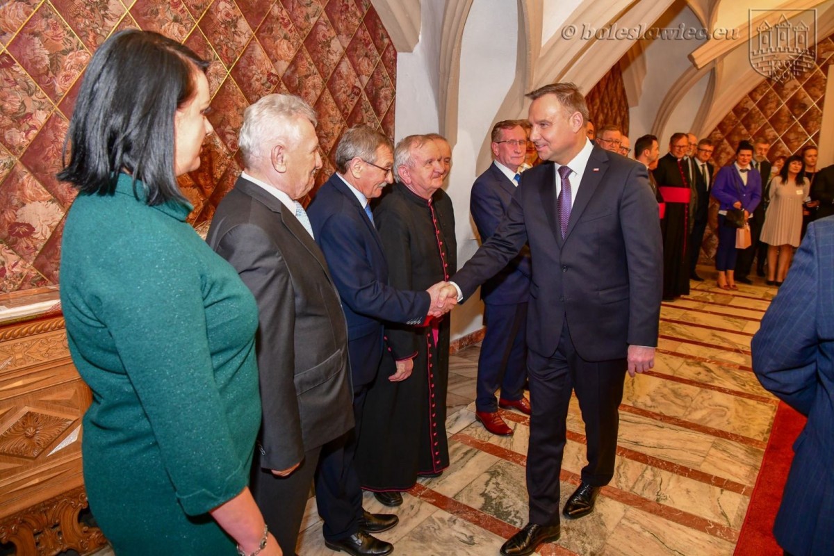 Andrzej Duda spotkał się w ratuszu z lokalnymi politykami