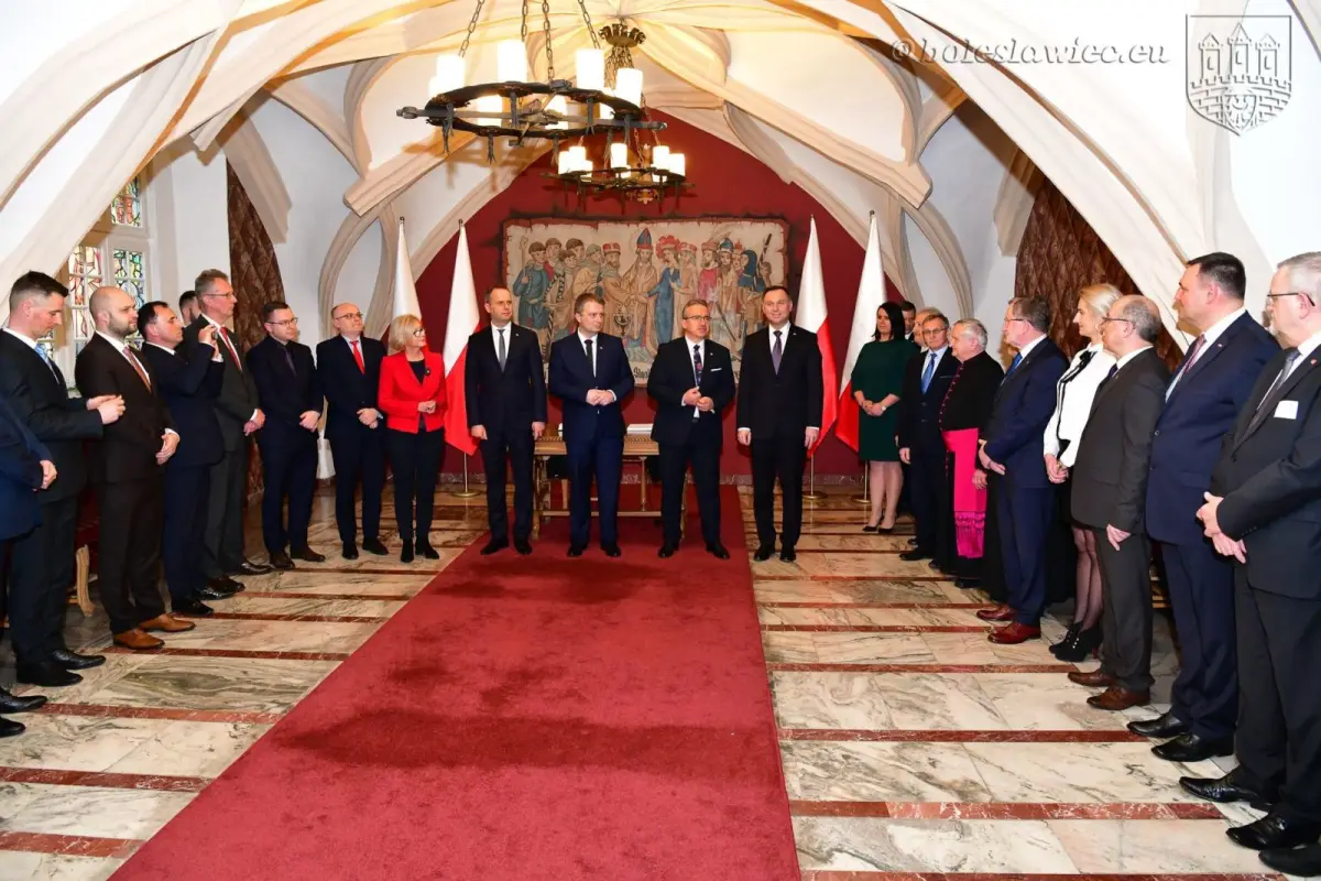 Andrzej Duda spotkał się w ratuszu z lokalnymi politykami