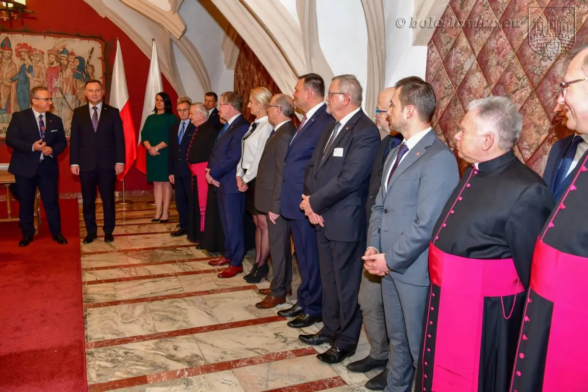 Andrzej Duda spotkał się w ratuszu z lokalnymi politykami