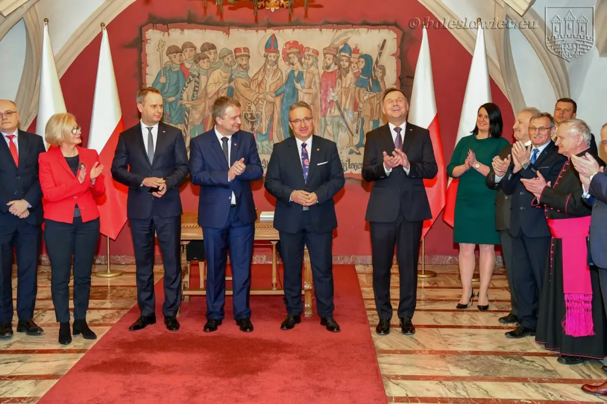 Andrzej Duda spotkał się w ratuszu z lokalnymi politykami