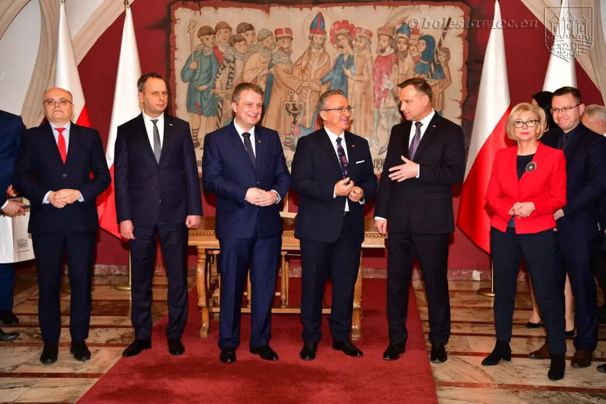 Andrzej Duda spotkał się w ratuszu z lokalnymi politykami