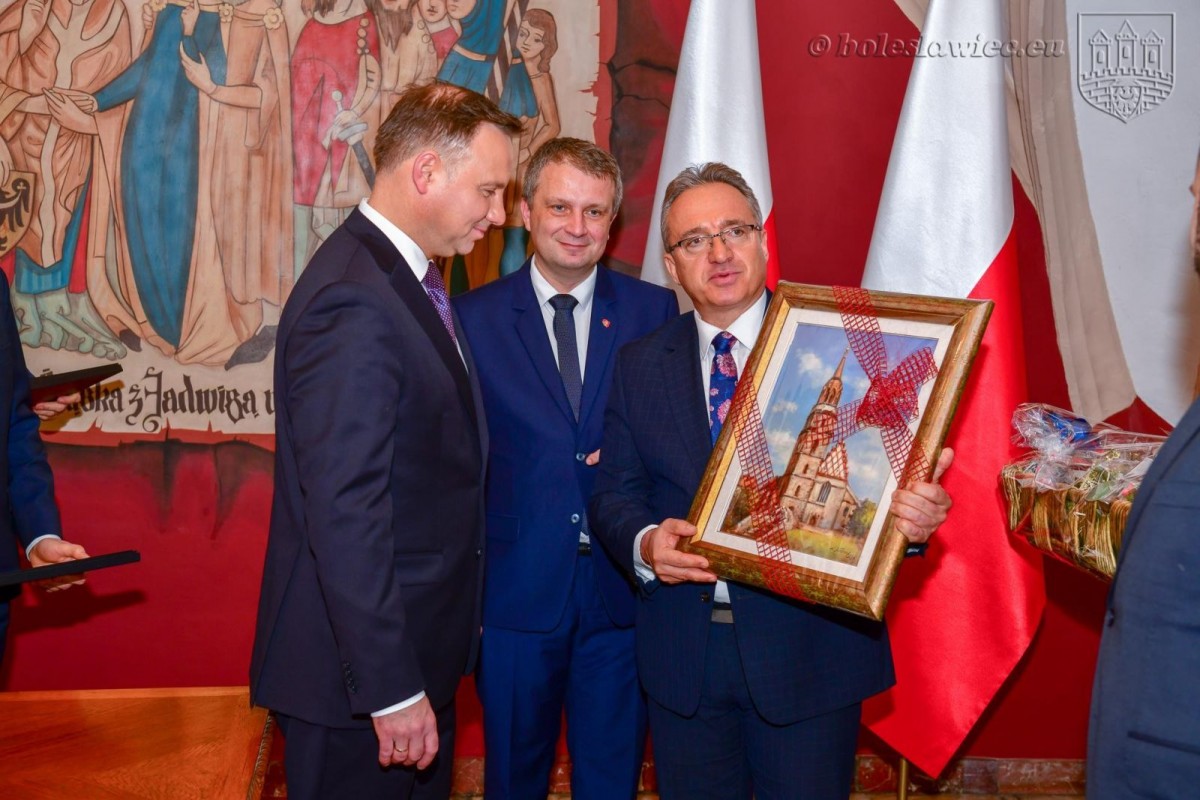 Andrzej Duda spotkał się w ratuszu z lokalnymi politykami