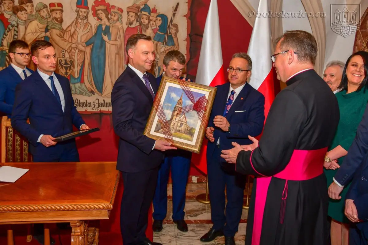 Andrzej Duda spotkał się w ratuszu z lokalnymi politykami