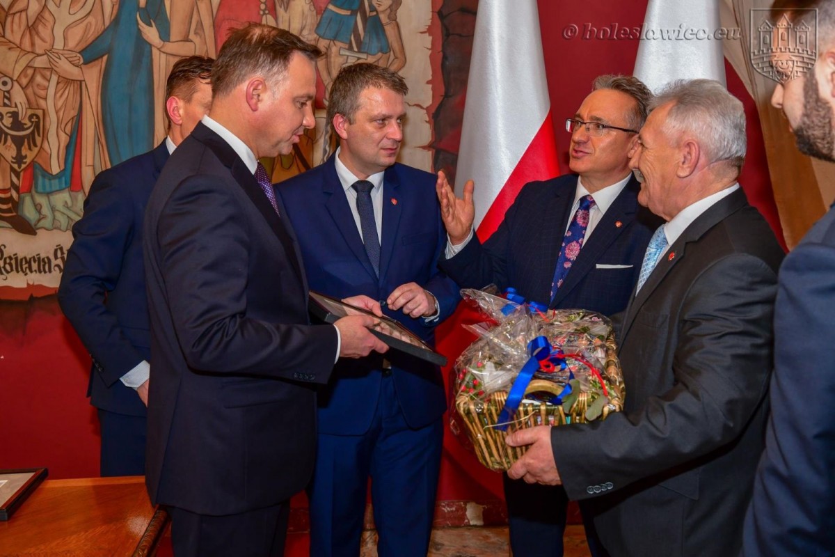 Andrzej Duda spotkał się w ratuszu z lokalnymi politykami