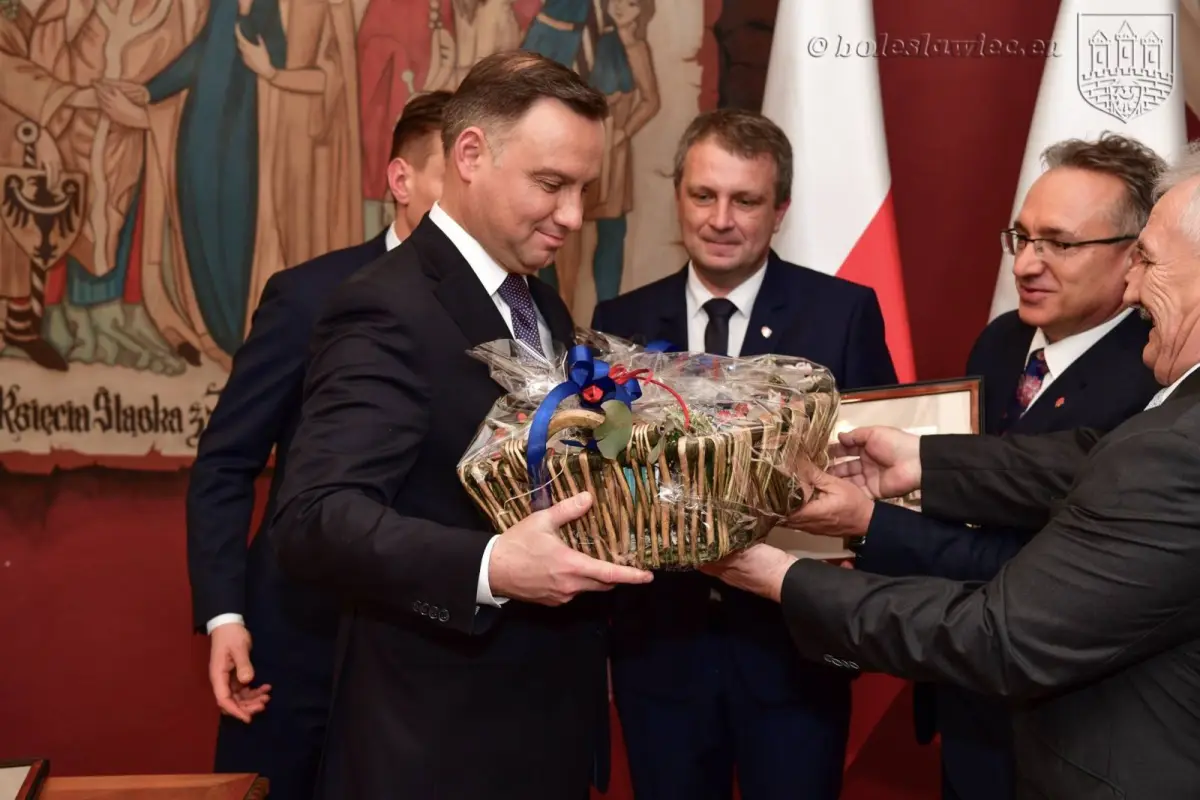 Andrzej Duda spotkał się w ratuszu z lokalnymi politykami