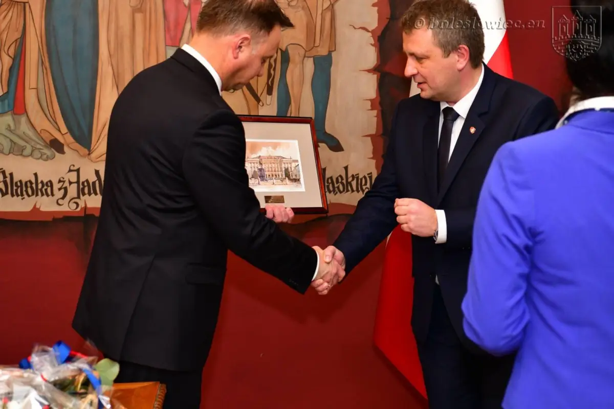 Andrzej Duda spotkał się w ratuszu z lokalnymi politykami