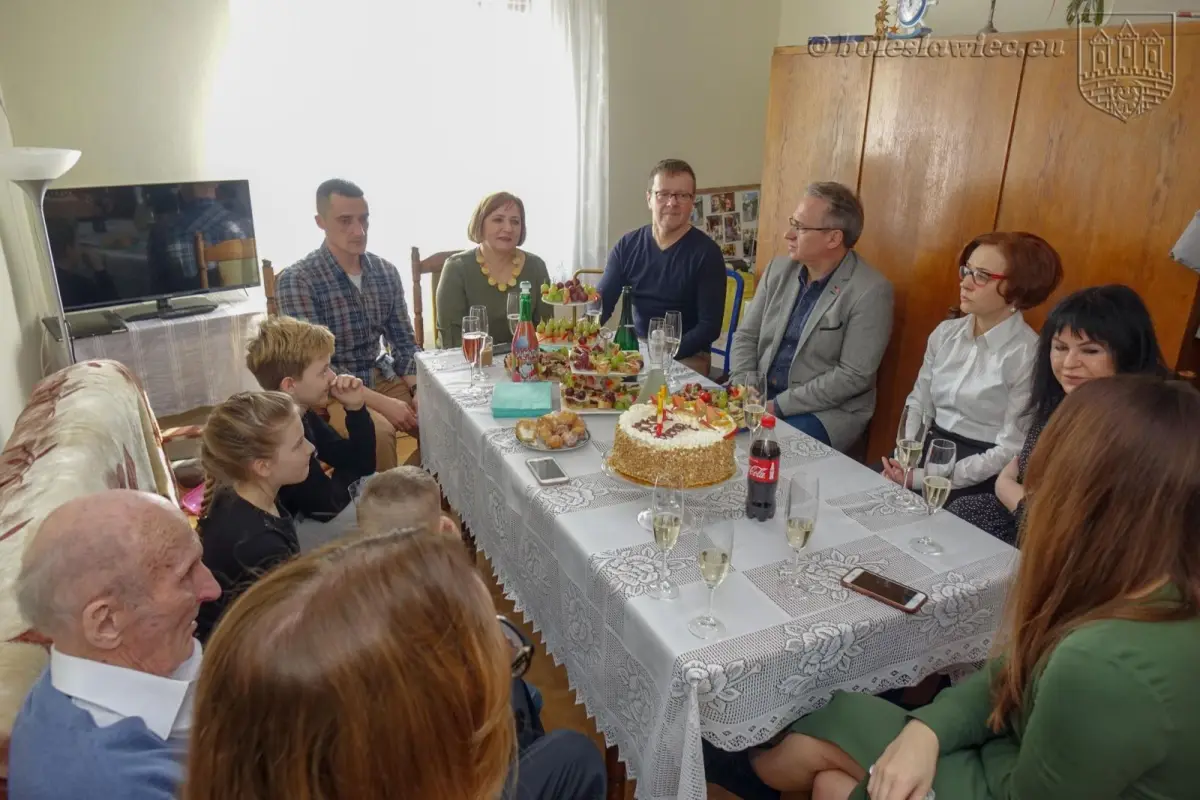 Bolesławianin Piotr Łabecki świętuje swoje setne urodziny