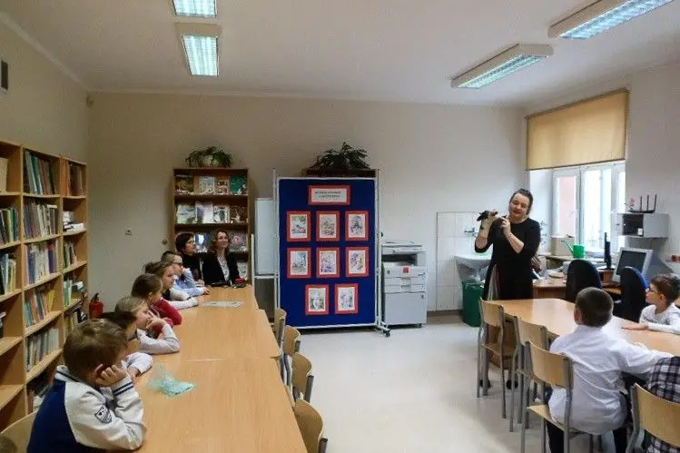 Spotkanie z klasą trzecią w  Szkole Podstawowej nr 5