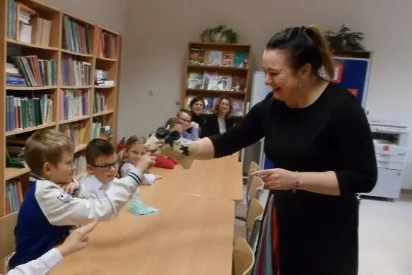 Spotkanie z klasą trzecią w  Szkole Podstawowej nr 5