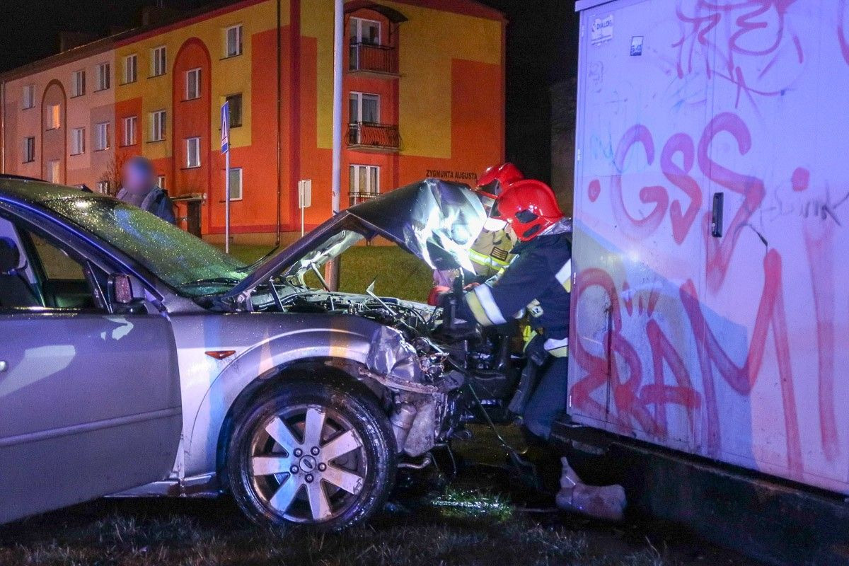 Zderzenie dwóch aut na Podgórnej