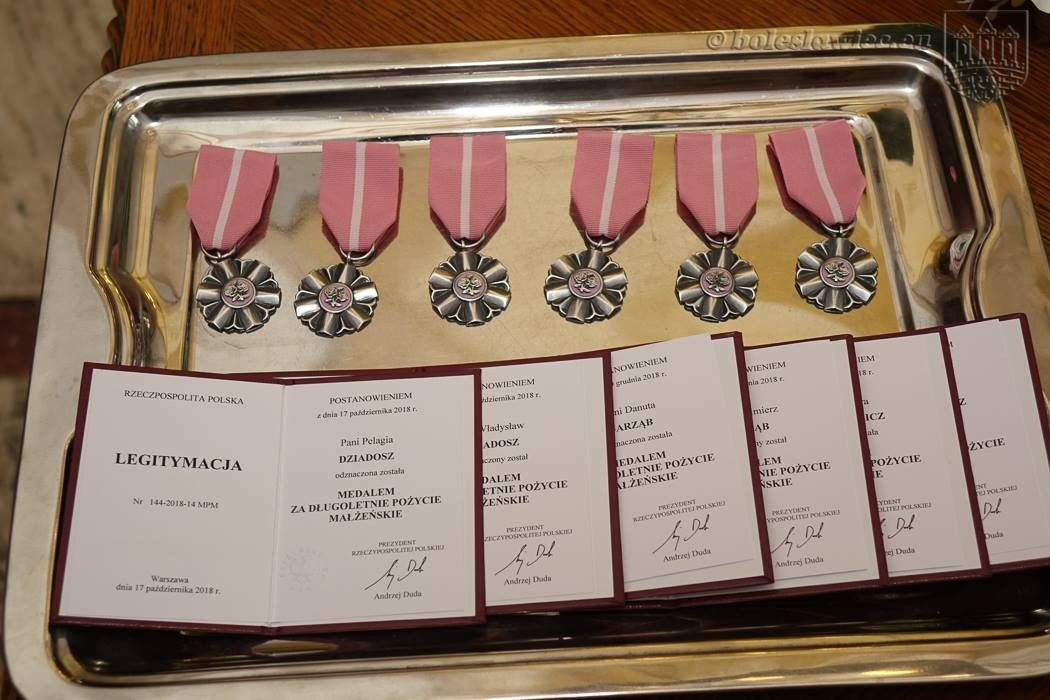 Trzy bolesławieckie pary świętowały jubileusz małżeństwa