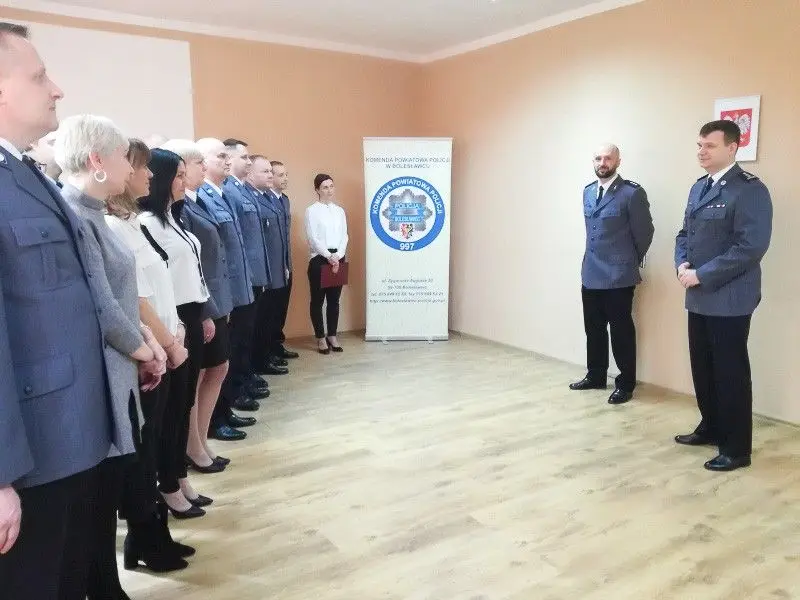 Komisarz Jarosław Burdzy nowym wiceszefem bolesławieckiej policji