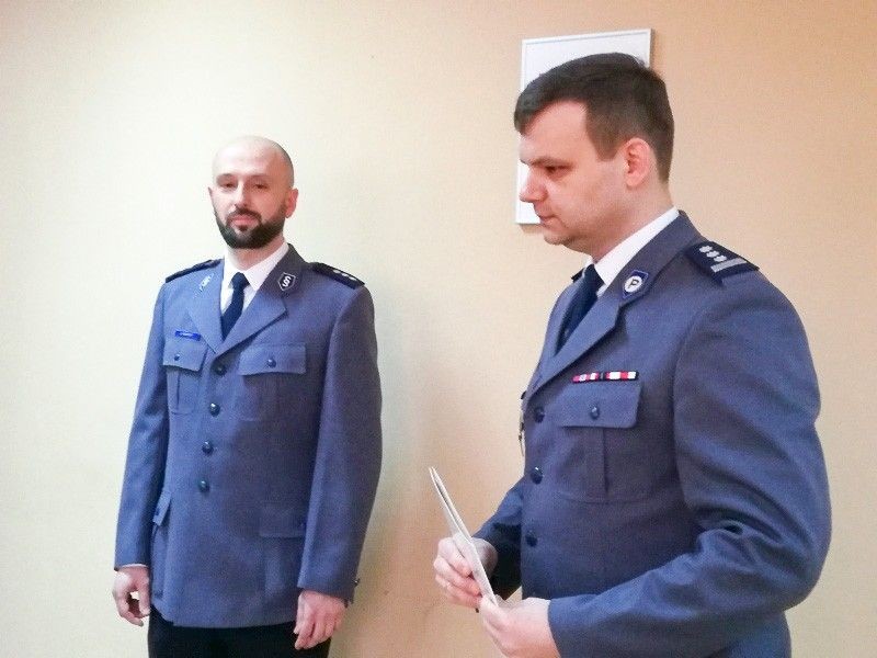 Komisarz Jarosław Burdzy nowym wiceszefem bolesławieckiej policji