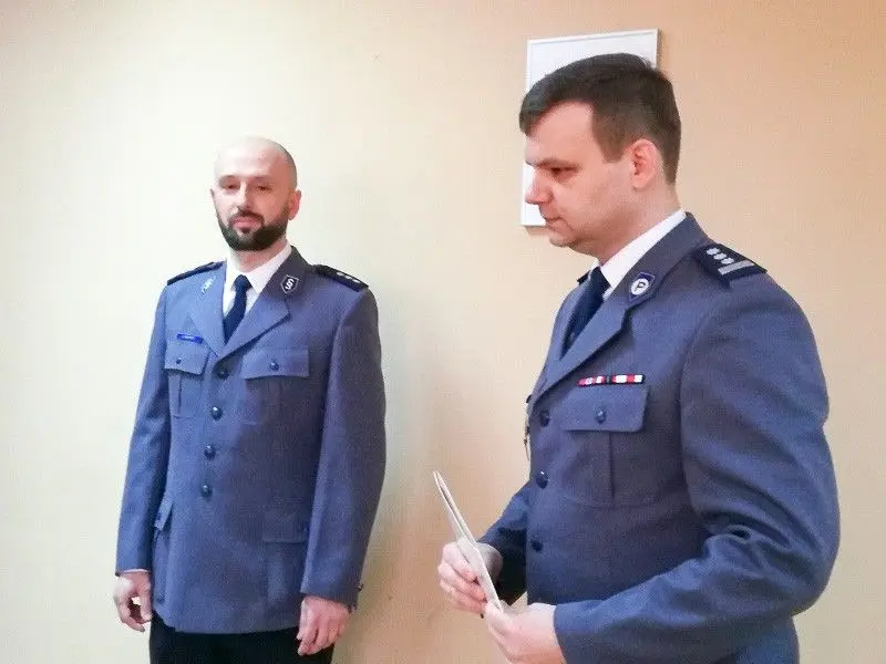 Komisarz Jarosław Burdzy nowym wiceszefem bolesławieckiej policji