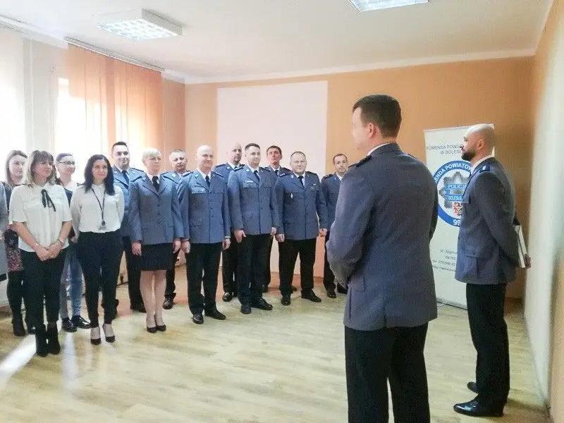 Komisarz Jarosław Burdzy nowym wiceszefem bolesławieckiej policji
