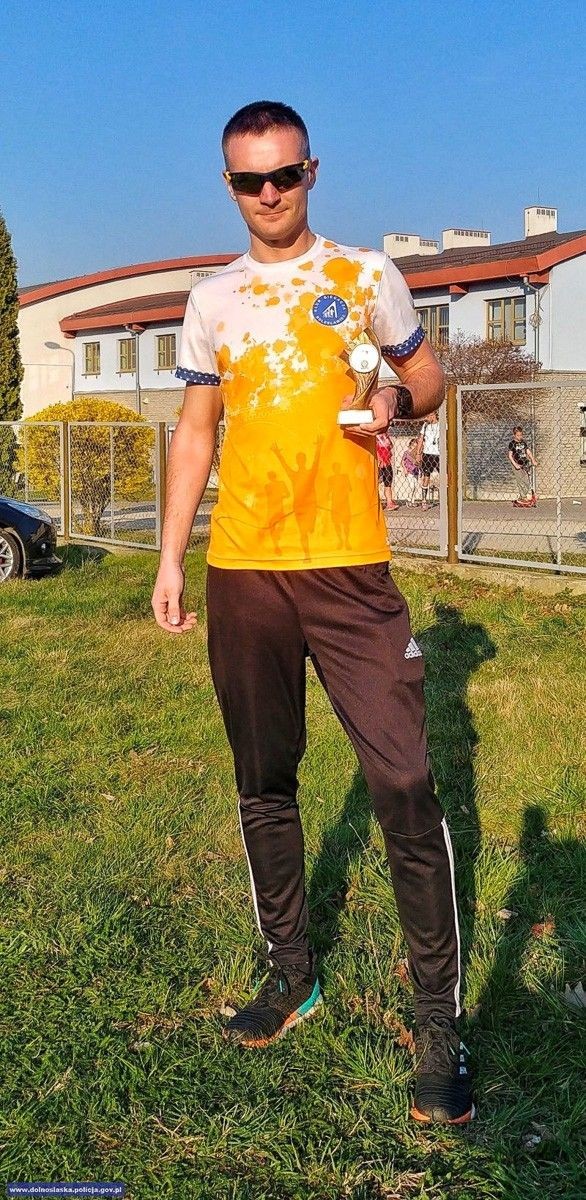 Bolesławiecki policjant Łukasz Król trzeci na Mistrzostwach Polski