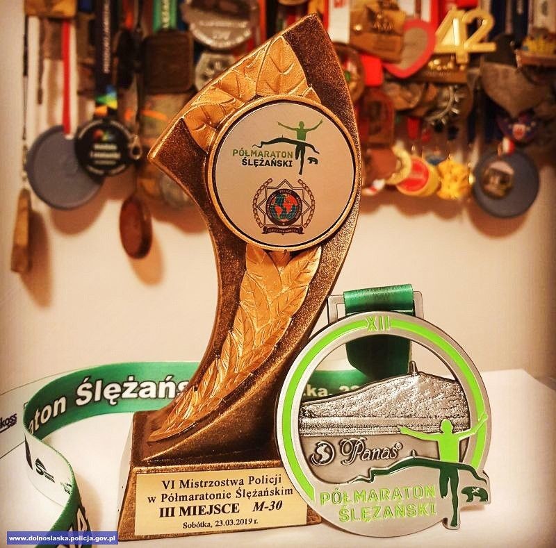 Bolesławiecki policjant Łukasz Król trzeci na Mistrzostwach Polski