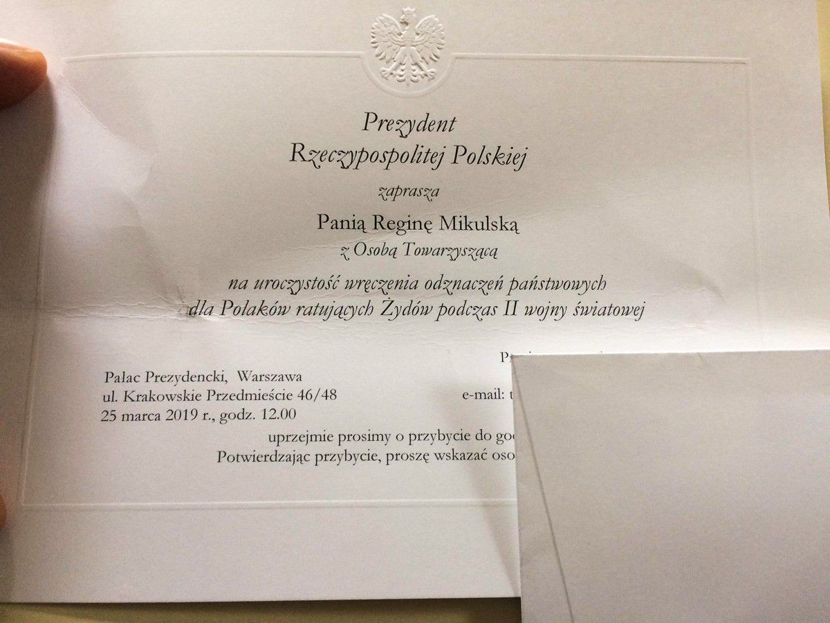 Uratował 15 Żydów w czasie wojny. Pośmiertnie docenił go prezydent RP Andrzej Duda