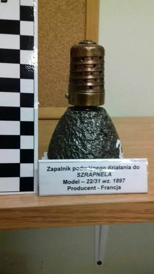 Saperzy przekażą Muzeum Ceramiki zapalnik do szrapnela