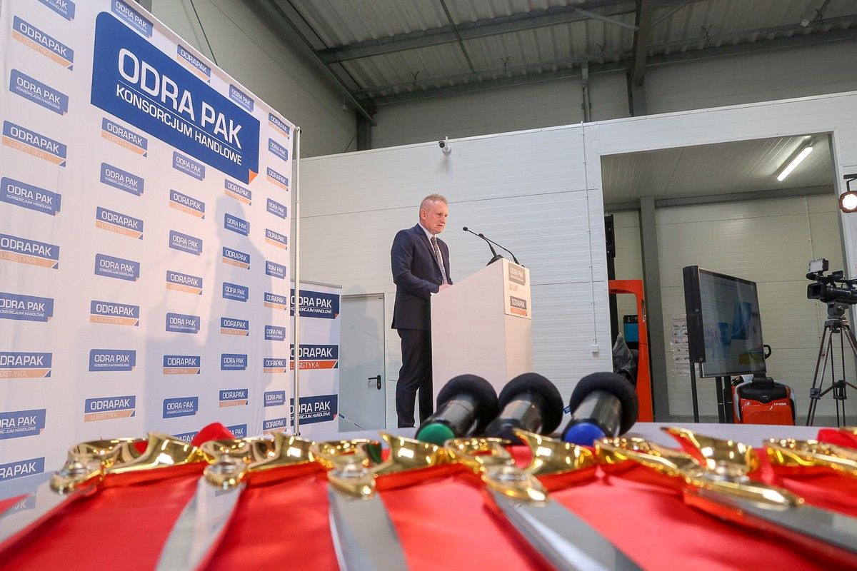 Otwarcie centrum logistycznego Odra Pak w Bolesławcu
