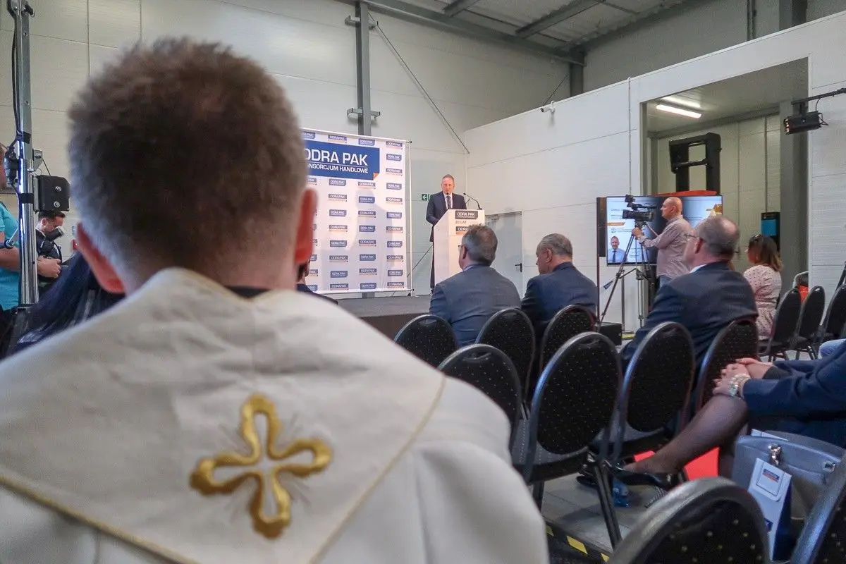 Otwarcie centrum logistycznego Odra Pak w Bolesławcu