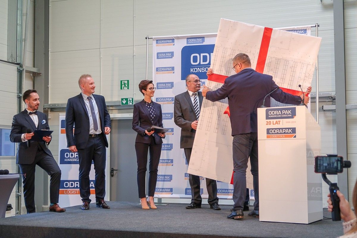 Otwarcie centrum logistycznego Odra Pak w Bolesławcu