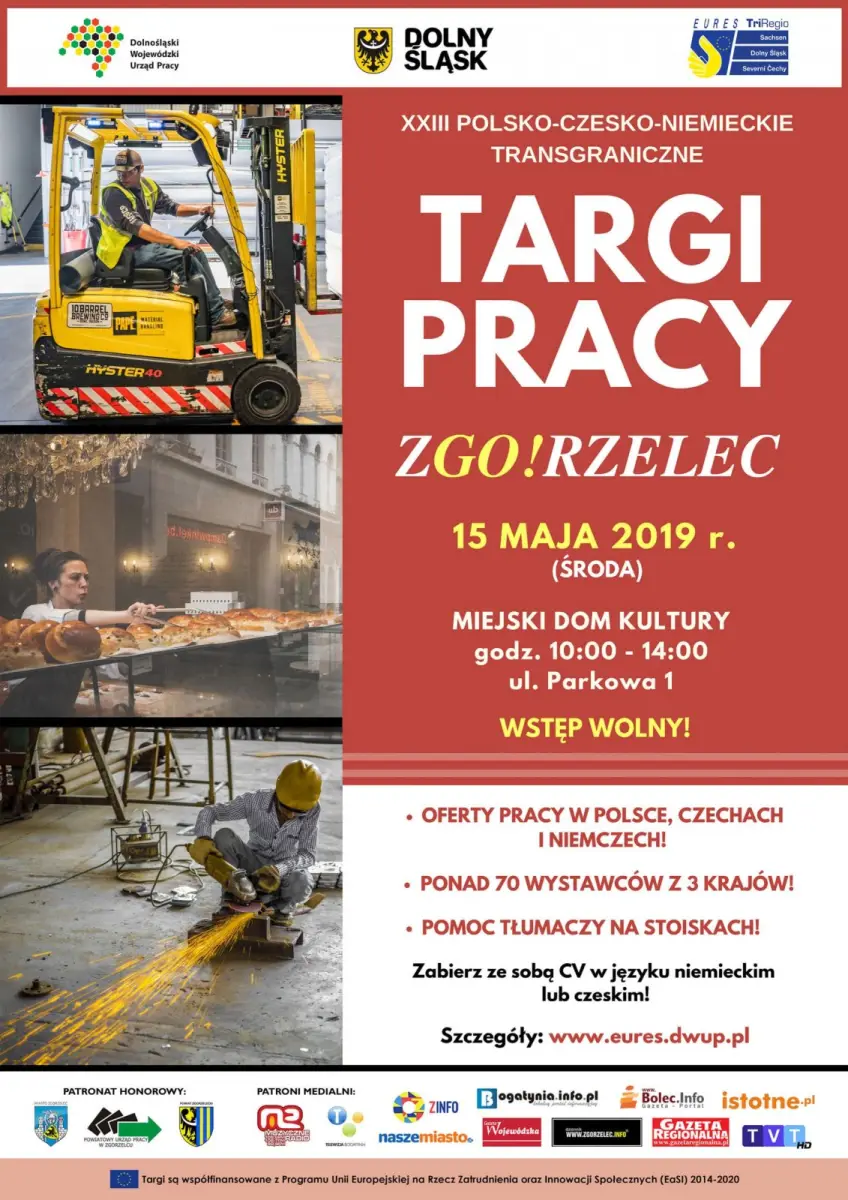 Plakat targi pracy