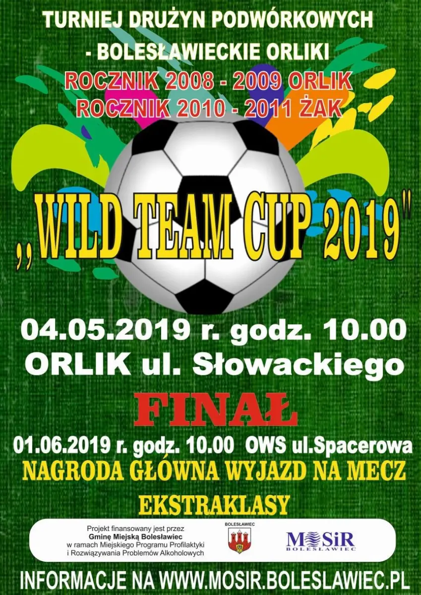 Plakat Turniej Dziki Drużyn