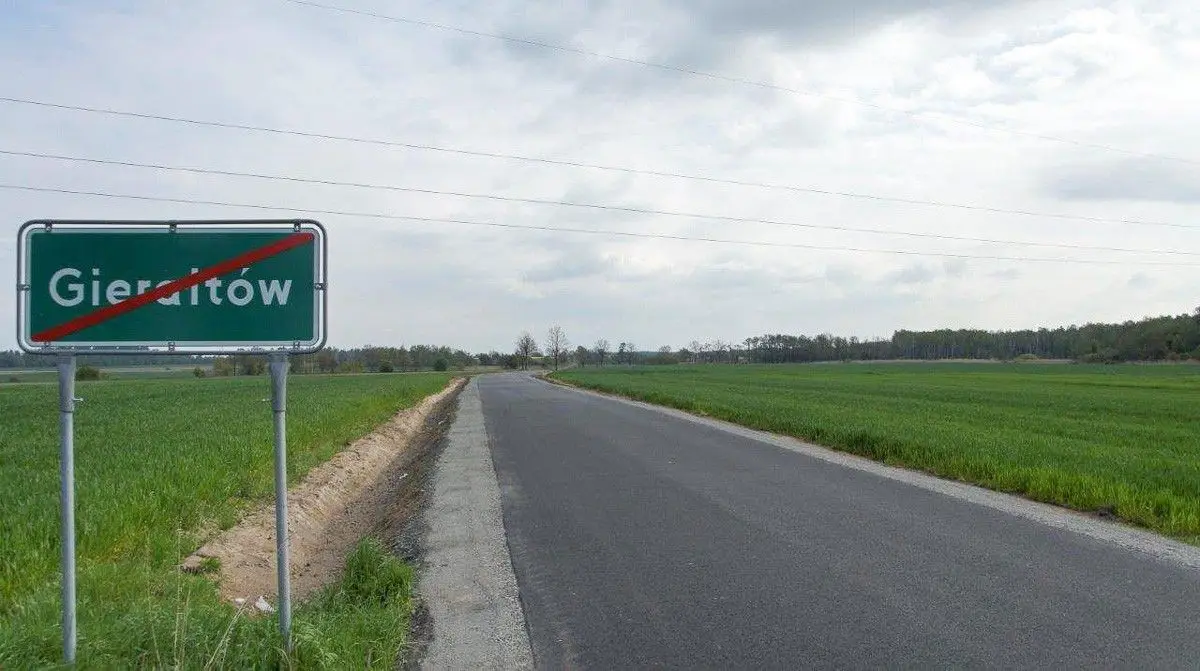 Droga między Czerną a Gierałtowem gotowa