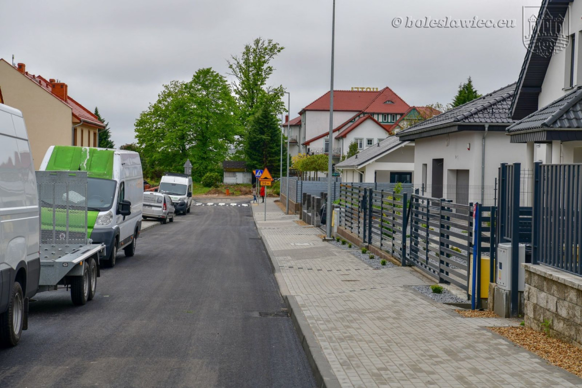 Pierwszy etap budowy drogi przy Jagiellonów zakończony