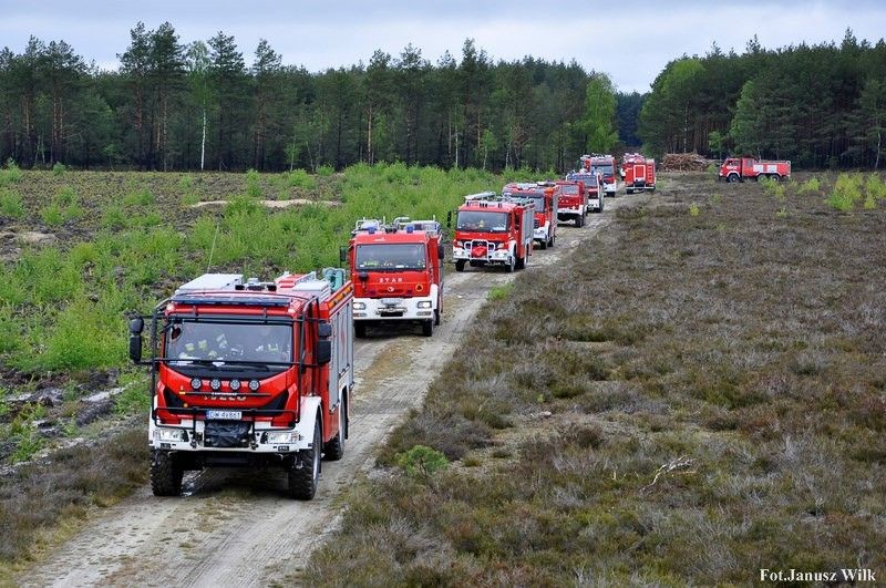 Spektakularne ćwiczenia strażackie „Bory Dolnośląskie 2019”