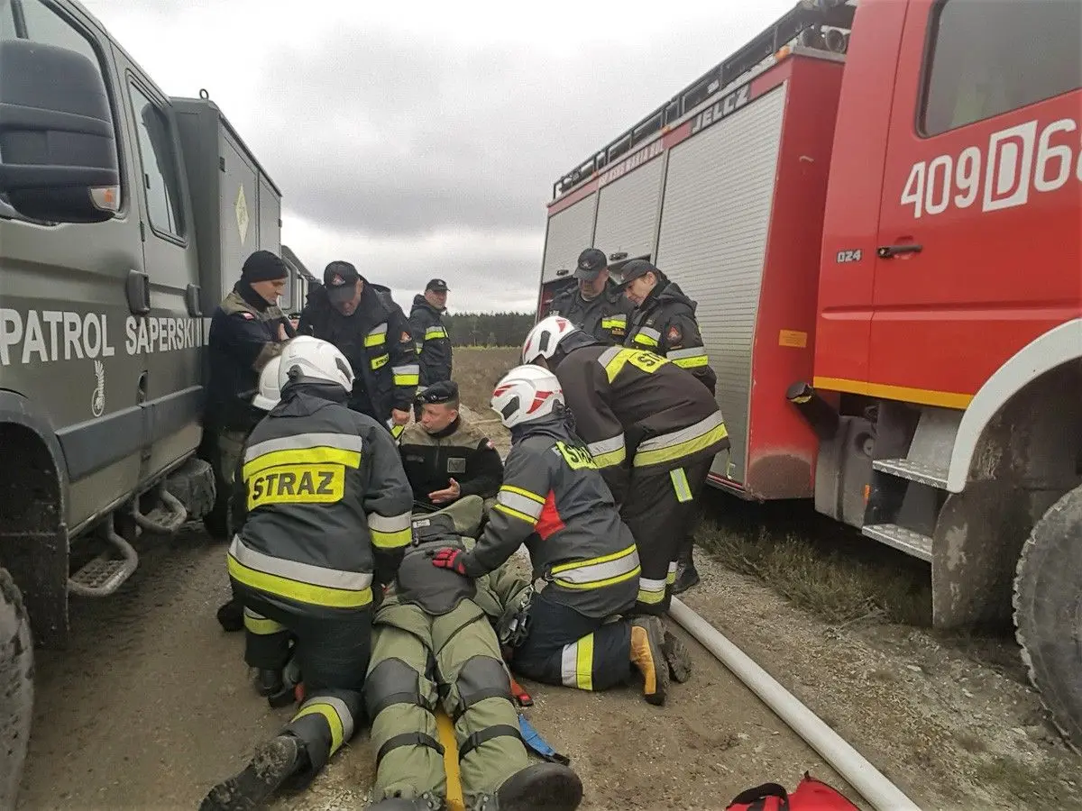 Spektakularne ćwiczenia strażackie „Bory Dolnośląskie 2019”