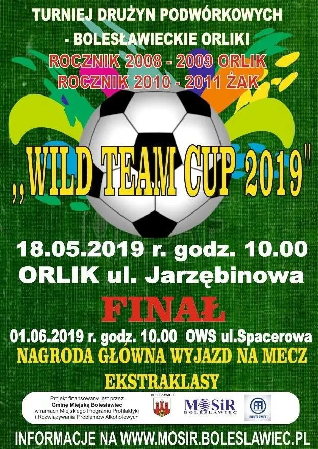 Plakat Turniej Dziki Drużyn