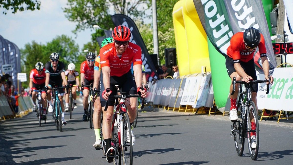 Kolarze ścigali się w gminie Gromadka