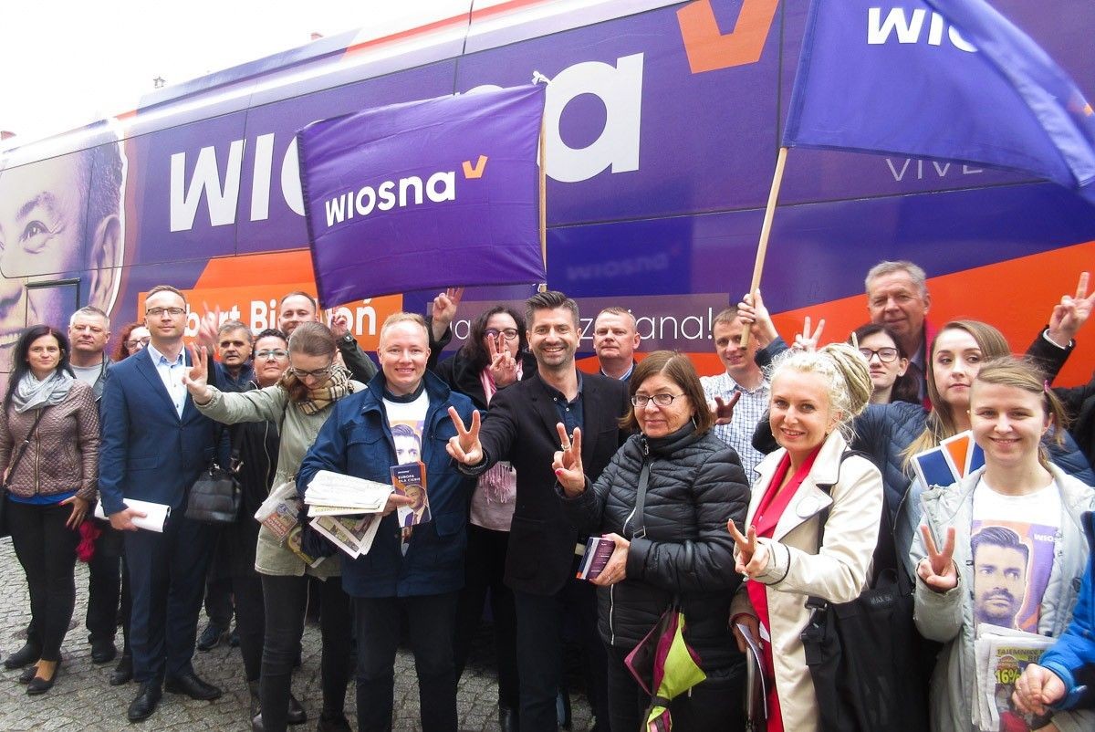 Kandydaci Wiosny do europarlamentu w Bolesławcu