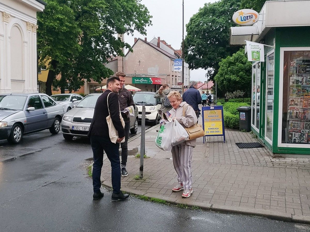 Kandydaci Wiosny do europarlamentu w Bolesławcu