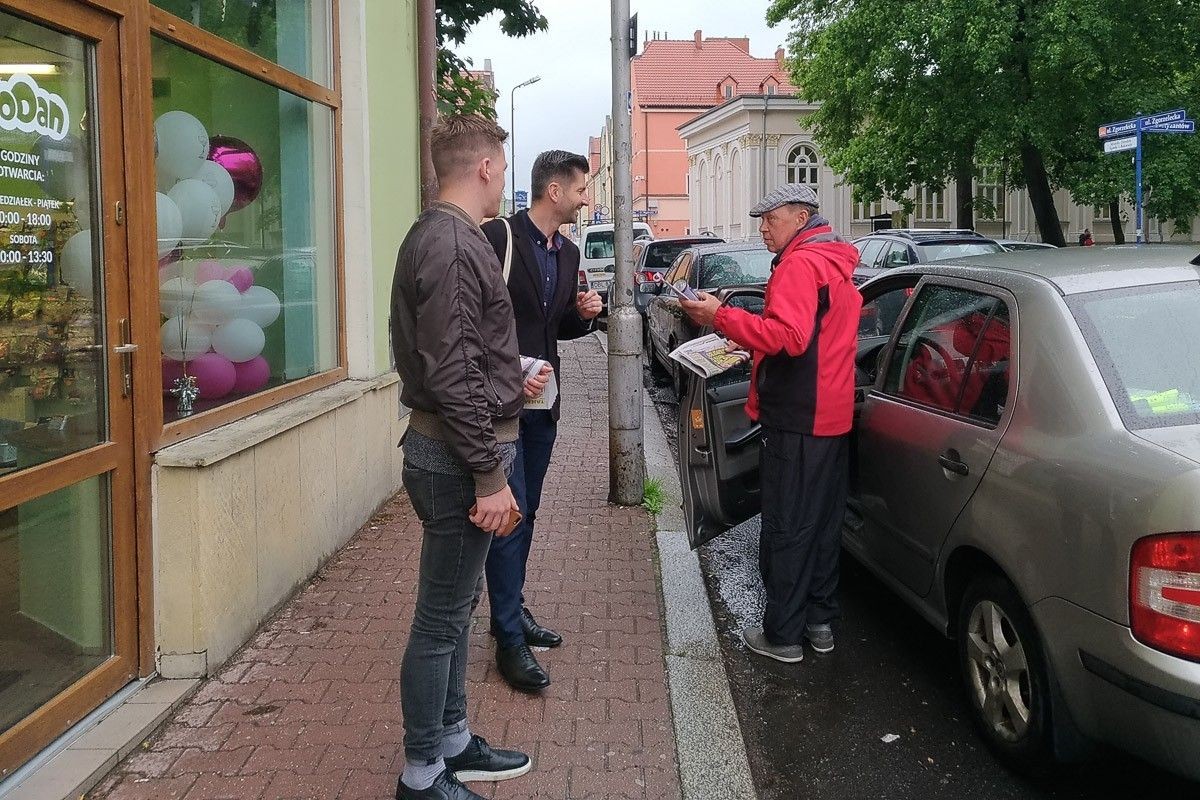 Kandydaci Wiosny do europarlamentu w Bolesławcu