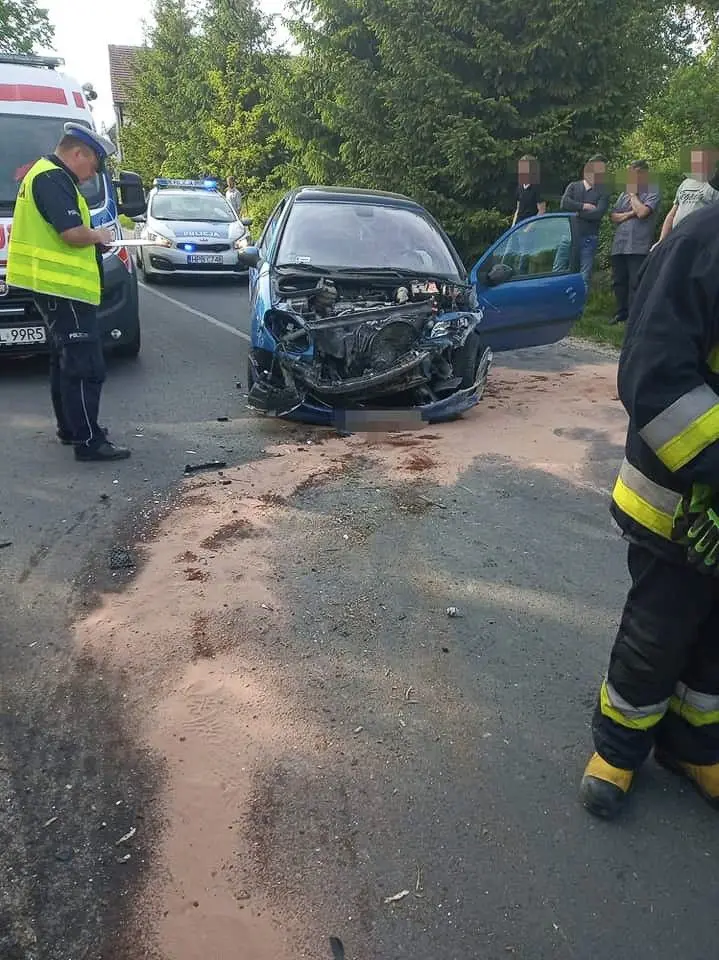 Wypadek w Gościszowie