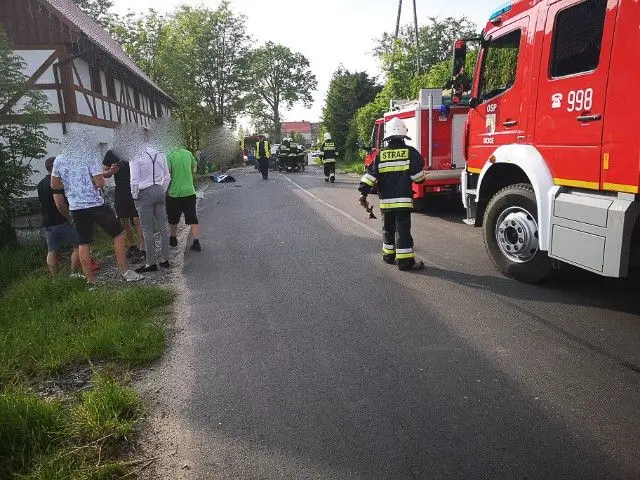 Wypadek w Gościszowie