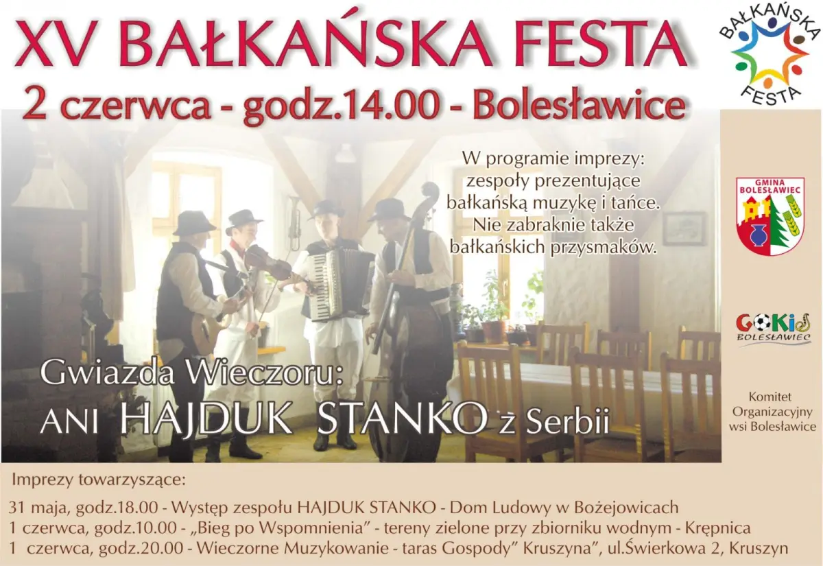 Program 15 bałkańskiej festy