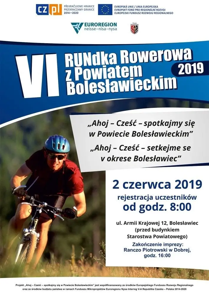 6 Rundka Rowerowa z Powiatem Bolesławieckim - plakat