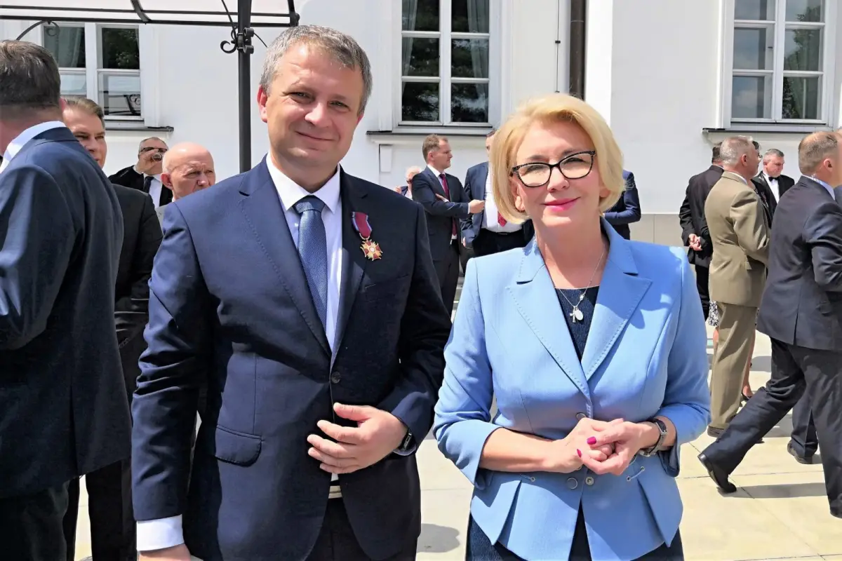 Tomasz Gabrysiak i Marzena Machałek