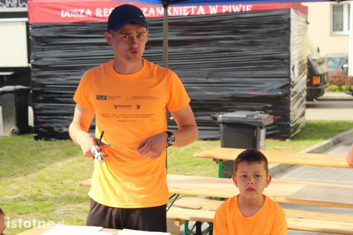 Biegacze w czasie 8 Rundki z Powiatem Bolesławieckim