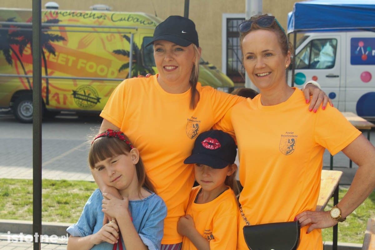 Biegacze w czasie 8 Rundki z Powiatem Bolesławieckim